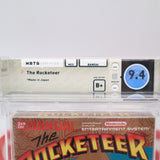 DISNEY'S THE ROCKETEER - WATA GRADED 9.4 B+! NEW & Factory Sealed with Authentic H-Seam! (NES Nintendo)