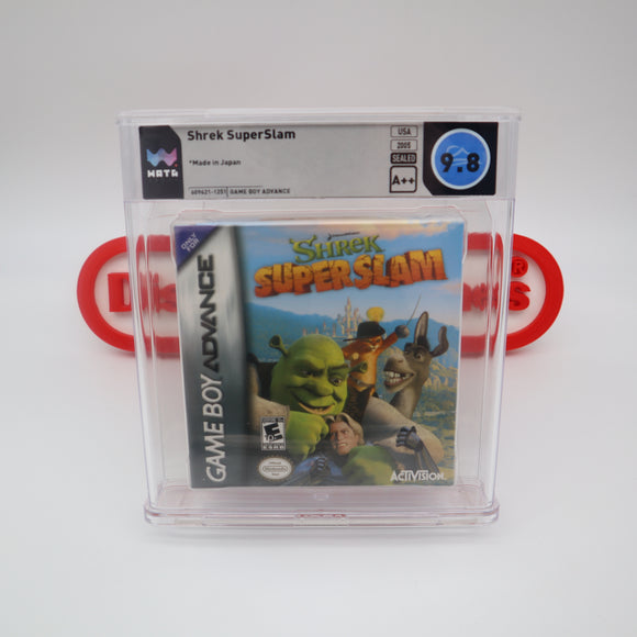 SHREK SUPERSLAM / SUPER SLAM - WATA GRADED 9.8 A++! NEW & Factory Sealed! (Game Boy Advance GBA)