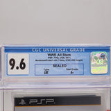 WWF / WWE ALL STARS - CGC GRADED 9.6 A+! NEW & Factory Sealed! (PSP PlayStation Portable)