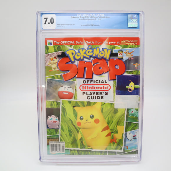 N64 NINTENDO 64 STRATEGY GUIDE - POKEMON SNAP - CGC GRADED 7.0