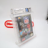 NATIONAL FOOTBALL LEAGUE / NFL FOOTBALL - WATA GRADED 8.5 B+! NEW & Factory Sealed with Authentic H-Seam! (NES Nintendo