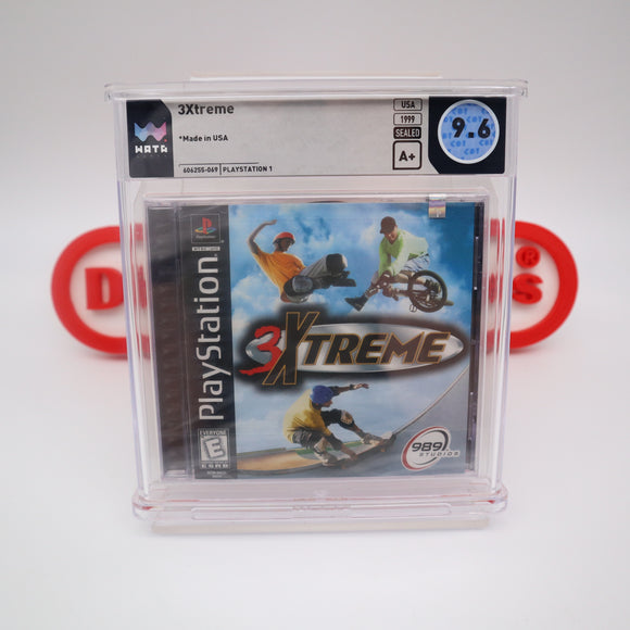 3XTREME / 3 EXTREME BMX SKATEBOARDING +++ WATA GRADED 9.6 A+! NEW & Factory Sealed! (PS1 PlayStation 1)