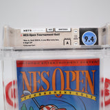 NES OPEN TOURNAMENT GOLF w/ MARIO - WATA GRADED 9.4 A! NEW & Factory Sealed with Authentic H-Seam! (NES Nintendo)