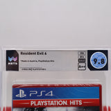 RESIDENT EVIL 6 VI - WATA GRADED 9.8 A++! NEW & Factory Sealed! (PS4 PlayStation 4)
