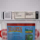 NES OPEN TOURNAMENT GOLF w/ MARIO - WATA GRADED 9.4 A! NEW & Factory Sealed with Authentic H-Seam! (NES Nintendo)