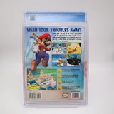 NINTENDO GAMECUBE STRATEGY GUIDE - SUPER MARIO SUNSHINE PLAYER'S GUIDE - CGC GRADED 7.0