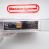 ESPN SPEED WORLD NASCAR RACING - WATA GRADED 9.4 A! NEW & Factory Sealed! (SNES Super Nintendo)