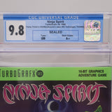 NINJA SPIRIT - CGC GRADED 9.8 A++! NEW & Factory Sealed! (TurboGrafx 16)