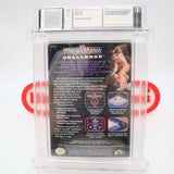 WWE / WWF WRESTLEMANIA CHALLENGE - WATA GRADED 8.0 B+! NEW & Factory Sealed with Authentic H-Seam! (NES Nintendo)