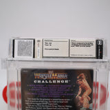 WWE / WWF WRESTLEMANIA CHALLENGE - WATA GRADED 8.0 B+! NEW & Factory Sealed with Authentic H-Seam! (NES Nintendo)