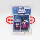 STAR WARS / DISNEY DROID FACTORY: R7-FNG Vampire Halloween Droid! AFA GRADED 9.2 NEW Authentic & Factory Sealed! (MOC Star Wars Figure)