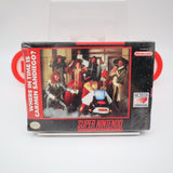 WHERE IN TIME IS CARMEN SANDIEGO? NEW & Factory Sealed with Authentic V-Seam! (SNES Super Nintendo)