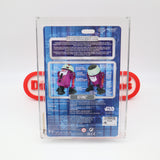 STAR WARS / DISNEY DROID FACTORY: R7-FNG Vampire Halloween Droid! AFA GRADED 9.2 NEW Authentic & Factory Sealed! (MOC Star Wars Figure)