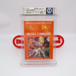 MISSILE COMMAND - HIGHEST WATA GRADED 9.8 A++! NEW & Factory Sealed! (Atari 2600) EARLY ORANGE BOX!