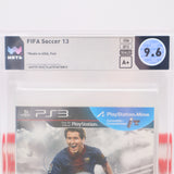 FIFA SOCCER 13 2013 - MESSI FOIL COVER! WATA GRADED 9.6 A+! NEW & Factory Sealed! (PS3 PlayStation 3)