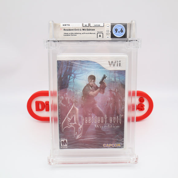 RESIDENT EVIL 4 - WATA GRADED 9.6 A! NEW & Factory Sealed! (Nintendo Wii)