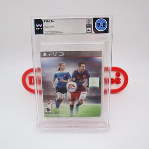 FIFA SOCCER 16 2016 - MESSI COVER! WATA GRADED 9.8 A+! NEW & Factory Sealed! (PS3 PlayStation 3)