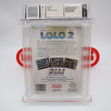 ADVENTURES OF LOLO 2 II - WATA GRADED 9.0 A! NEW & Factory Sealed with Authentic H-Seam! (NES Nintendo)