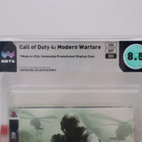CALL OF DUTY 4: MODERN WARFARE - GAMESTOP PROMOTIONAL FOR DISPLAY ONLY BOX / STORE DISPLAY! WATA GRADED 8.5! (PS3 PlayStation 3)