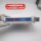 TO THE EARTH - WATA GRADED 9.2 A+! NEW & Factory Sealed with Authentic H-Seam! (NES Nintendo)