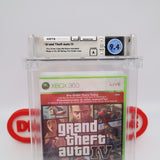 GRAND THEFT AUTO IV PRE-ORDER CASE - WATA GRADED 9.4 A! NEW & Factory Sealed! (XBox 360)