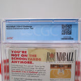 ROUNDBALL: 2-ON-2 CHALLENGE BASKETBALL - CGC GRADED 9.0 A! NEW & Factory Sealed with Authentic H-Seam! (NES Nintendo)