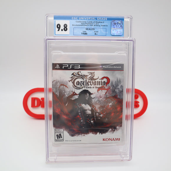 CASTLEVANIA: LORDS OF SHADOW 2 II - CGC GRADED 9.8 A++! NEW & Factory Sealed! (PS3 PlayStation 3)