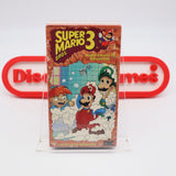 SUPER MARIO BROS 3: MISADVENTURES IN BABYSITTING - NEW & Factory Sealed with Authentic H-Overlap Seam! (VHS)