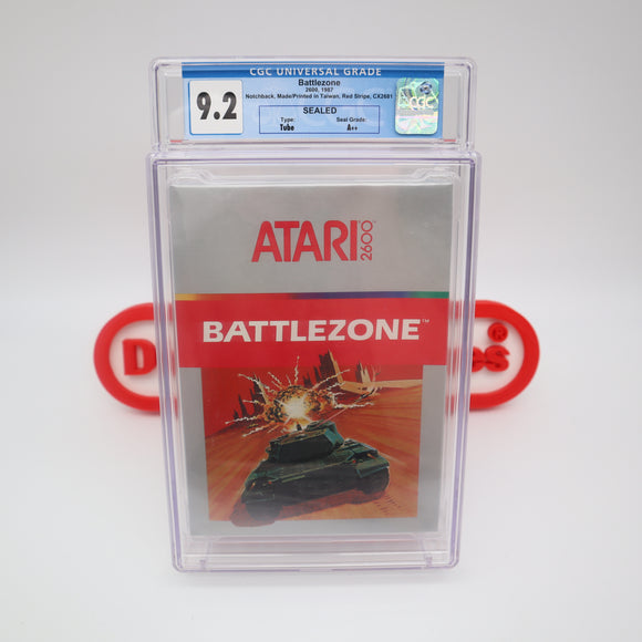 BATTLEZONE / BATTLE ZONE - CGC GRADED 9.2 A++! NEW & Factory Sealed! (Atari 2600)