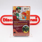 SUPER MARIO BROS 3: MISADVENTURES IN BABYSITTING - NEW & Factory Sealed with Authentic H-Overlap Seam! (VHS)