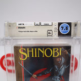 SHINOBI - WATA GRADED 7.5 B+! NEW & Factory Sealed with Authentic V-Overlap Seam! (NES Nintendo)
