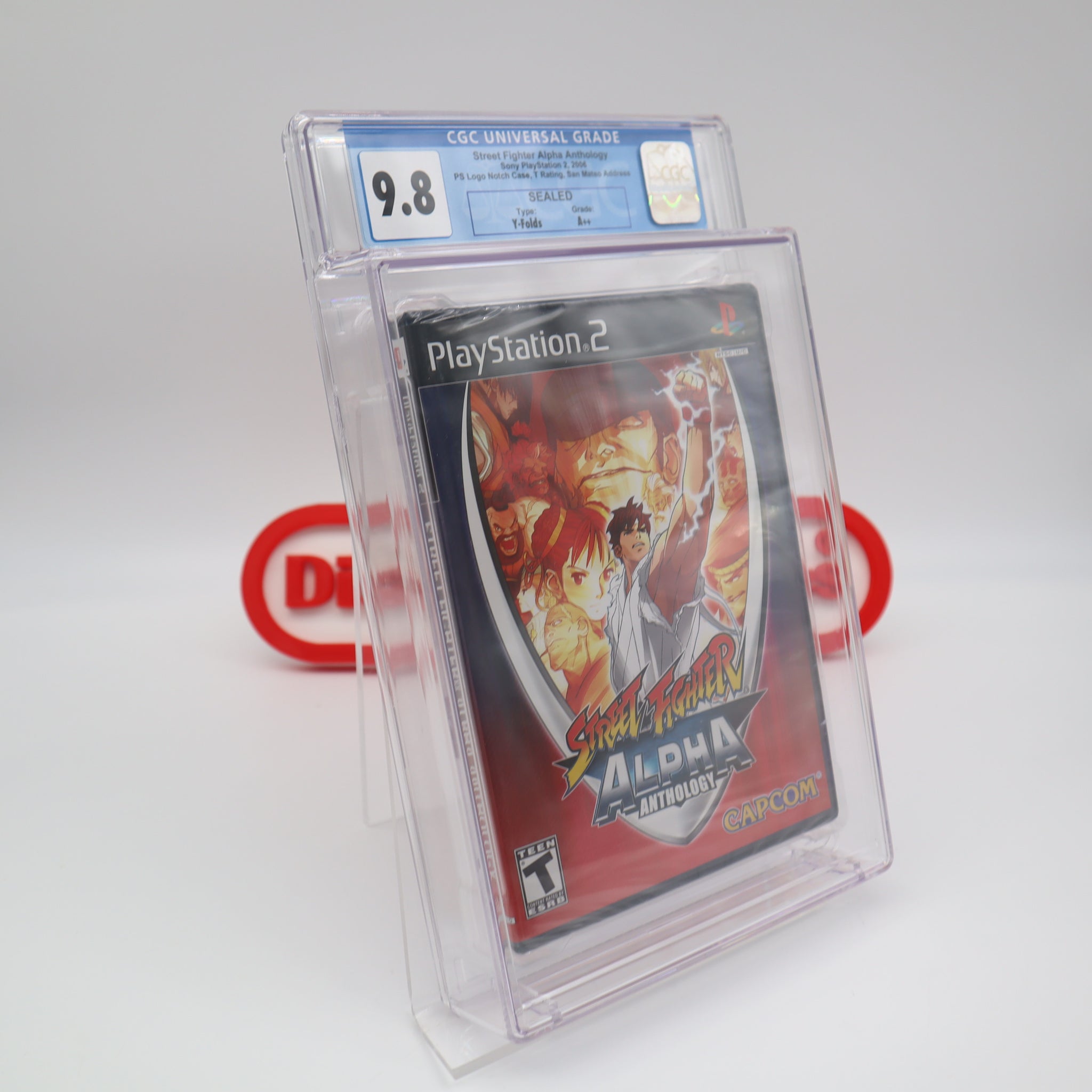 【美品】PS2 STREET FIGHTER ALPHA ANTHOLOGY - CGC GRADED 9.8 A++! NEW