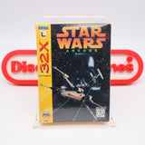 STAR WARS ARCADE - NEW & Factory Sealed with Authentic 3-Sided Seam! (Sega Genesis 32X)