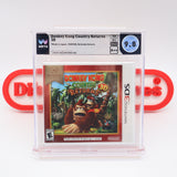 DONKEY KONG COUNTRY RETURNS 3D - WATA GRADED 9.8 A++! NEW & Factory Sealed! (Nintendo 3DS)