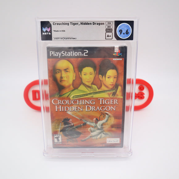 CROUCHING TIGER HIDDDEN DRAGON - WATA GRADED 9.6 A+! NEW & Factory Sealed! (PS2 PlayStation 2)