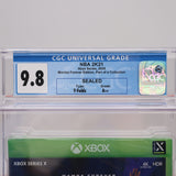 NBA 2K21 2021 - KOBE MAMBA FOREVER EDITION! CGC GRADED 9.8 A++! NEW & Factory Sealed! (XBOX SERIES X)
