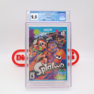 SPLATOON - CGC GRADED 9.9 A++! NEW & Factory Sealed! (Nintendo Wii U)