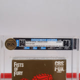 BRUCE LEE: FISTS OF FURY - IGS GRADED 7.5 BOX & 7 SEAL! NEW & Factory Sealed with Authentic 3-Sided Seam! (VHS)