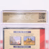 INSTRUMENTS OF CHAOS STARRING YOUNG INDIANA JONES - CGC GRADED 9.8 A+! NEW & Factory Sealed! (Sega Genesis)