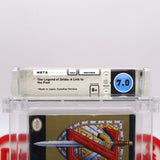 THE LEGEND OF ZELDA: A LINK TO THE PAST - WATA GRADED 7.0 B+! NEW & Factory Sealed with Authentic V-Seam! (SNES Super Nintendo)