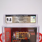 NBA ACTION '94 1994 - CGC GRADED 9.8 A! NEW & Factory Sealed! (Sega Genesis)
