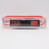 THE LEGEND OF ZELDA: A LINK TO THE PAST - WATA GRADED 7.0 B+! NEW & Factory Sealed with Authentic V-Seam! (SNES Super Nintendo)