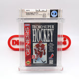 TECMO SUPER HOCKEY - TOP OF THE POP WATA PEDIGREE GRADED 9.8 A+! NEW & Factory Sealed with Authentic 3-Sided Seam! (Sega Genesis)