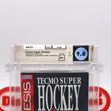 TECMO SUPER HOCKEY - TOP OF THE POP WATA PEDIGREE GRADED 9.8 A+! NEW & Factory Sealed with Authentic 3-Sided Seam! (Sega Genesis)