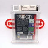TECMO SUPER HOCKEY - TOP OF THE POP WATA PEDIGREE GRADED 9.8 A+! NEW & Factory Sealed with Authentic 3-Sided Seam! (Sega Genesis)