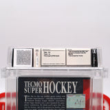 TECMO SUPER HOCKEY - TOP OF THE POP WATA PEDIGREE GRADED 9.8 A+! NEW & Factory Sealed with Authentic 3-Sided Seam! (Sega Genesis)