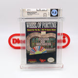 WHEEL OF FORTUNE (THE ORIGINAL!) WATA PEDIGREE GRADED 9.2 A! NEW & Factory Sealed with Authentic H-Seam! (NES Nintendo)