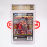 HIGH SPEED PINBALL - CGC PEDIGREE GRADED 8.0 A++! NEW & Factory Sealed with Authentic H-Seam! (NES Nintendo)