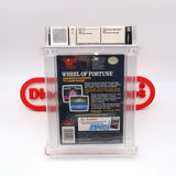 WHEEL OF FORTUNE (THE ORIGINAL!) WATA PEDIGREE GRADED 9.2 A! NEW & Factory Sealed with Authentic H-Seam! (NES Nintendo)