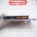 HIGH SPEED PINBALL - CGC PEDIGREE GRADED 8.0 A++! NEW & Factory Sealed with Authentic H-Seam! (NES Nintendo)